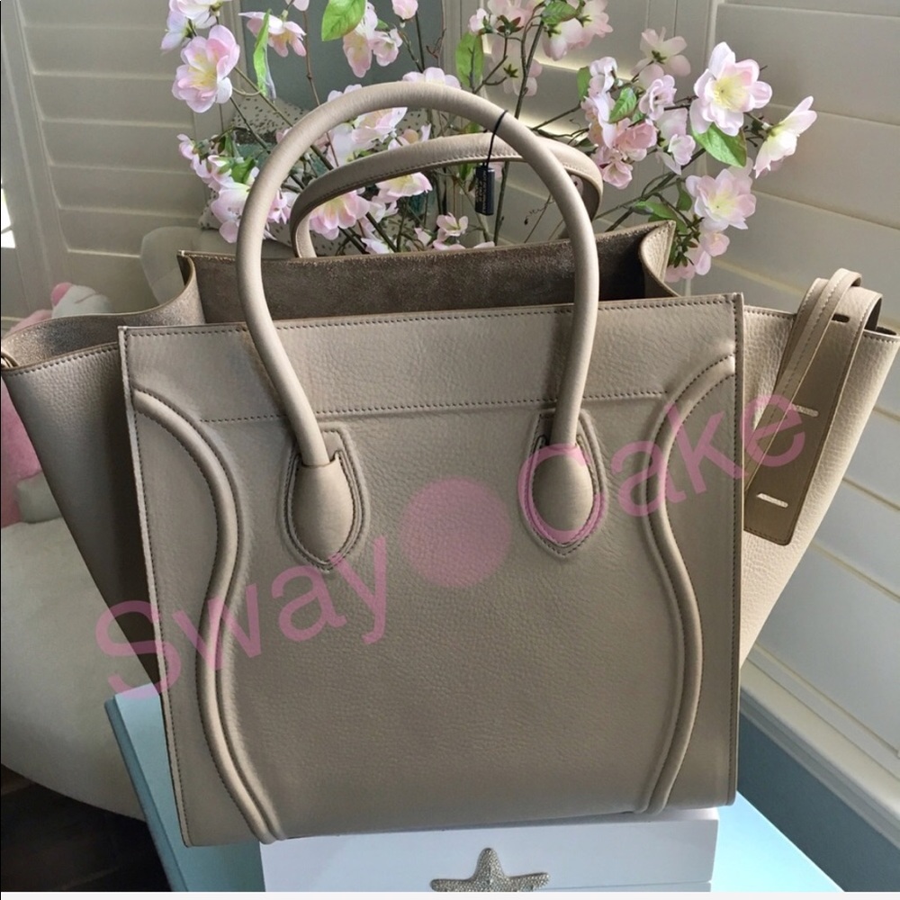 Céline MEDIUM PHANTOM BAG IN GRAINED CALFSKIN - Picture 2 of 7